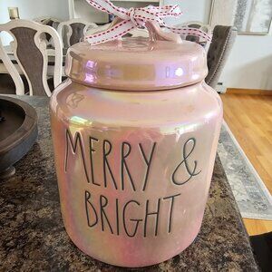 RAE DUNN Holiday Cookie Jar